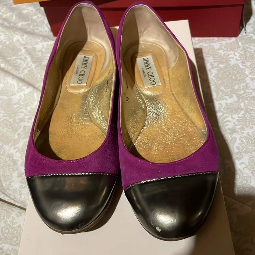 🔥 Jimmy Choo Whirl Suede Flats